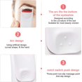 thumbnail image 2 of Heated Eyelash Curler Electric Intelligent Temperature Control Long Lasting Styling Mini Eyelash Curler for Women ABS Material 38 x 130mm (White), 2 of 16