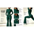 thumbnail image 5 of Apeya 2 Piece Workout Sets for Women, Yoga Set with Zip Long Sleeve Top and High Waist Elastic Bottoms, Soft Nylon Blend Activewear Multiple Colors Available for Daily Activity, 5 of 7