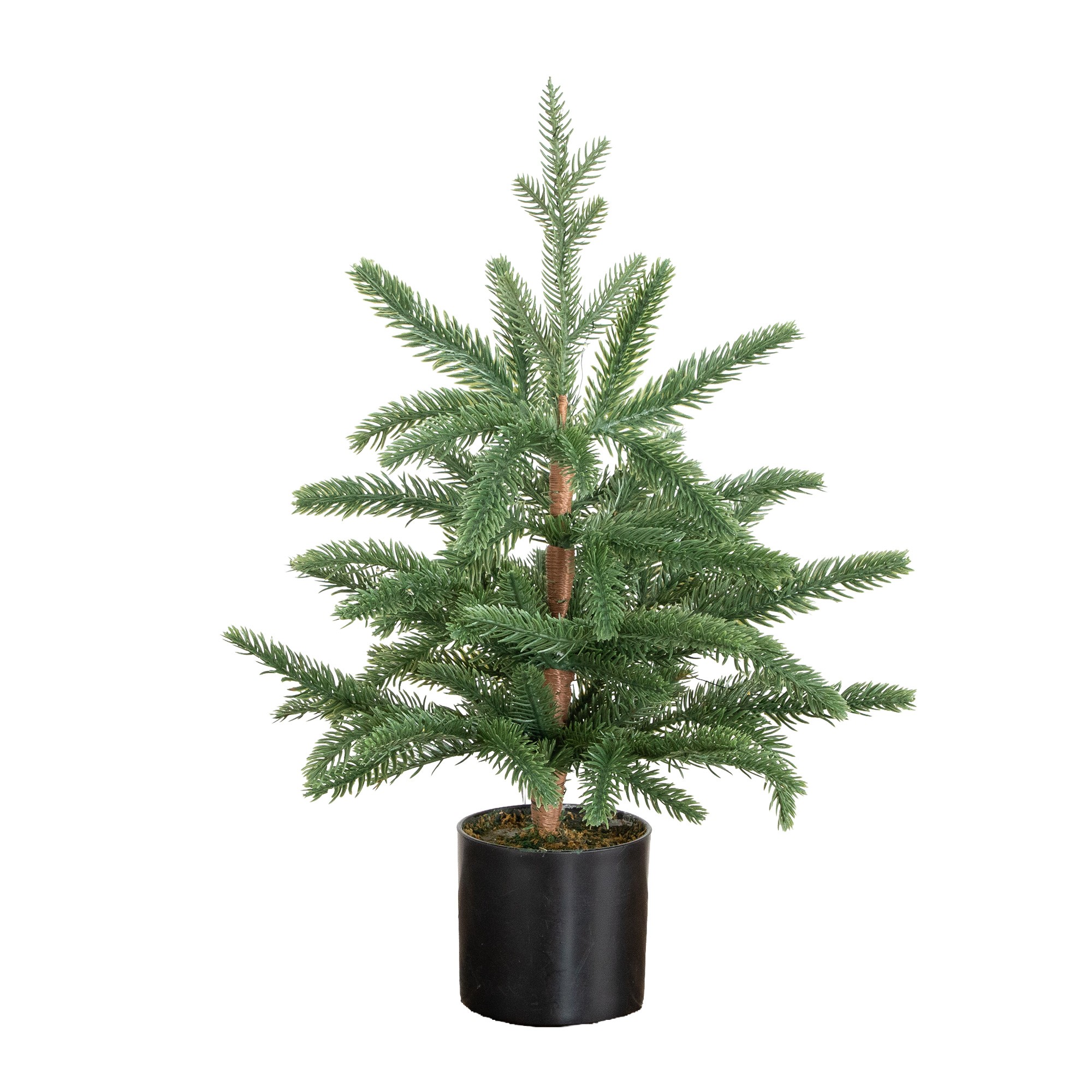 18in. Pre-Lit Artificial Christmas Tree with 12 LED Lights