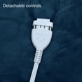 thumbnail image 5 of Queen Electric Blanket, Navy Heated Throw with 10 Heat Settings/Safety 10 Hours Auto-Off Dual Controllers (84x90''), 5 of 9