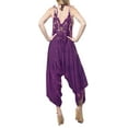 thumbnail image 3 of HAPPY BAY Women's Summer Spaghetti Strap Rompers Playsuit US 14-16W Purple-C130, 3 of 5