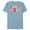 Ocean Blue, variant on Mickey Mouse Ah Not Monday - Short Sleeve Blended T-Shirt for Adults - Customized-Yellow