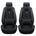 thumbnail image 5 of Leadwolf Front Pair Car Seat Covers Leather for SEAT for Tarraco 2018-Present 2 Seats Breathable, Waterproof with Anti-Slip Backrest Seat Protectors 2PCs Black and White, 5 of 7