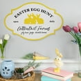 thumbnail image 2 of Northlight Easter Egg Hunt Vintage-Style Metal Wall Sign - 17.75", 2 of 7