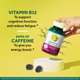 thumbnail image 6 of Neuriva Brain + Energy Supplement, Vitamins B12 for Focus, Caffiene for an Energy Boost, Blackberry, 75ct Gummies, 6 of 13