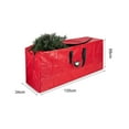 thumbnail image 6 of Large Capacity Christmas Tree Storage Bag, Multi-Function PE Handles, Zipper, Waterproof Artificial Tree Organizer for Home, 6 of 8