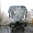 thumbnail image 7 of Chair Covers Stretch Jacquard Home Office Computer Chair Seat Covers Swivel Chair Seat Covers Durable Anti-dust Desk Rotating Lift Chair Slipcover Armchair Protector Decoration (Chair Cover Only), 7 of 7