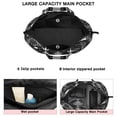 thumbnail image 3 of Black Gothic Sun Moon Hand Pattern Travel Tote Bags for Women Carry On,Large Weekender Bags for Women Travel,Multi Functional Duffle Bag for Work,Shopping,Sports, 3 of 5