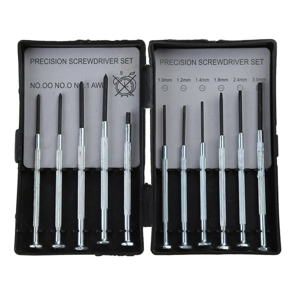 UNTERING Screwdriver Set 11PCS Precision Screwdriver Set Mini Bijoutiers Montres Lunettes Réparations Kit