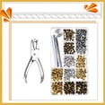 thumbnail image 4 of Riwesomey 360 unids/caja remache sujetador de hierro DIY artesanía chincheta pieza de repuesto hecho a mano artesano profesional Herramientas y ferretería, 4 of 6