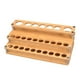 thumbnail image 4 of Estante de almacenamiento de aceite esencial Macarena con 27 ranuras 3 niveles de madera, 4 of 8