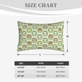 thumbnail image 6 of Balery Cute Chubby Frog Bedding Queen Pillow Cases - Envelope Closure - Soft Brushed Microfiber Fabric - Shrinkage and Fade Resistant Pillow Cases-16"x24", 6 of 9