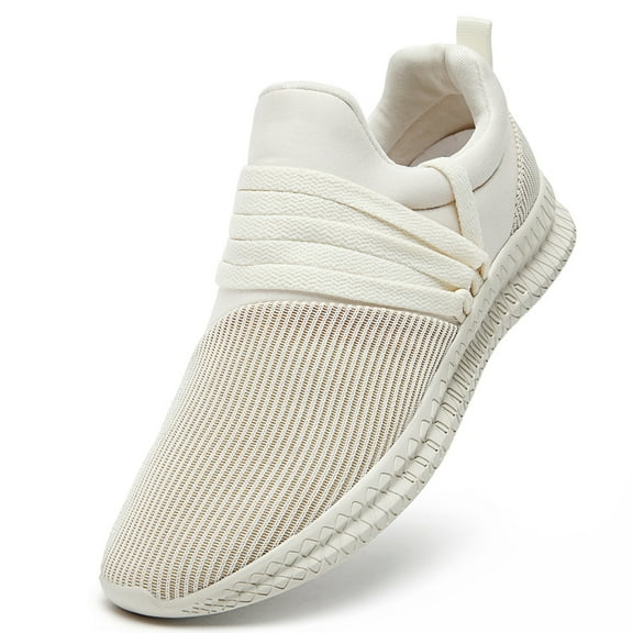 BUBUDENG Womens Walking Running Shoes Lightweight Breathable Mesh Slip on Shoes Athletic Workout Gym Sneakers