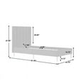 thumbnail image 6 of Scott Living Lakewood Platform Bed in Blue Velvet, 6 of 6