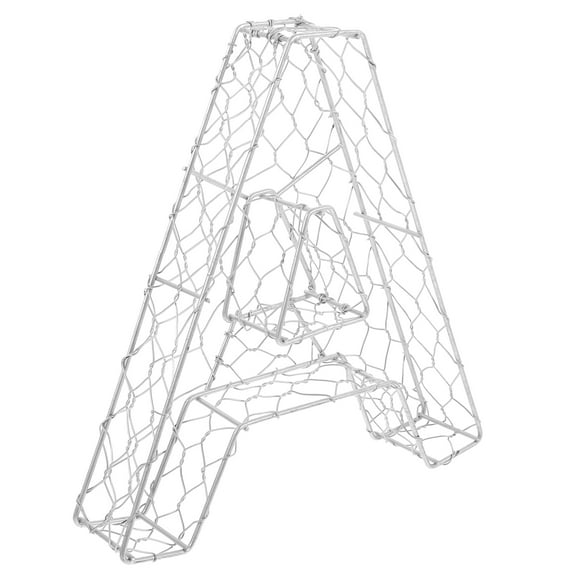 DRAFIDEEP 1Set Letter A-shape Iron Wire Flower Holder Metal Wreath Frames For Home Decor Item