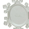 thumbnail image 3 of Northlight 3.5" Silver Plated Snowflake Toostie Roll Man Candy Logo with European Crystals Christmas, 3 of 4