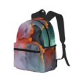 thumbnail image 2 of Fotbe Colorful Abstract Waves Lightweight Casual Laptop Backpack for Men and Women, Daily use Waterproof backpack, Backpack for College, 2 of 7