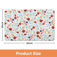 thumbnail image 3 of Flower Bathroom Mat Non Slip Quick Dry Super Absorbent Thin Bath Mat,Pattern,Bathroom Rugs Bath Mats Slip Resistant for Bathroom Living Room Entryway Kitchen Playroom,20x32 Inch, 3 of 5