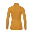 thumbnail image 3 of Women Soft Long sleeve Lightweight Turtleneck Top, 3 of 5