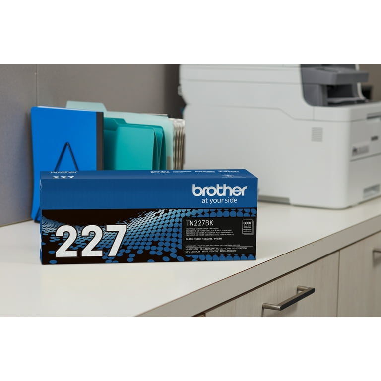 Brother Genuine TN-227BK High Yield Black Toner Cartridge for