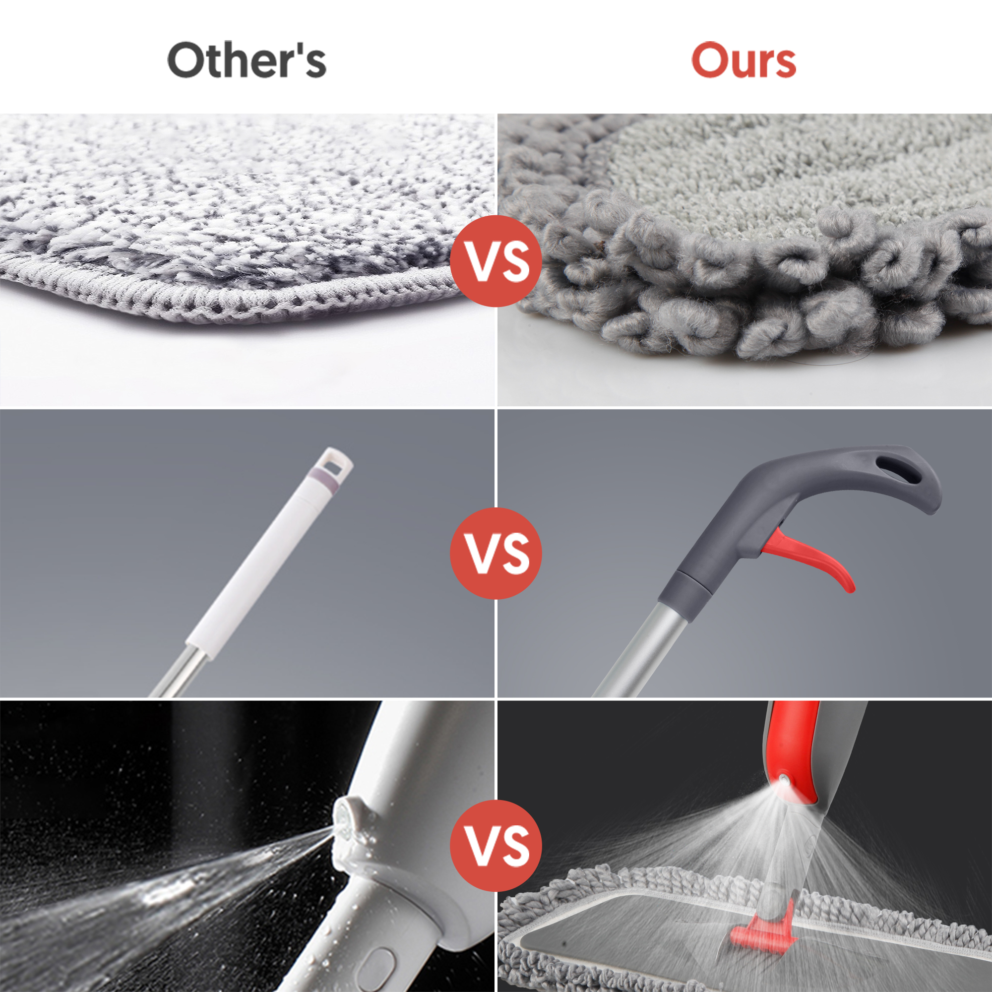 Sugarday Microfiber Spray Mop with Replaceable Pads photo 2