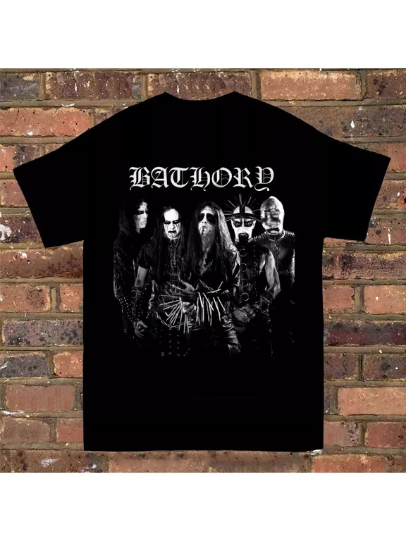 Bathory Band Short Sleeve Cotton T- Shirt Unisex All Size Hot Trending Shirt, Sweatshirt, Hoodie, Vintage Fan Gift