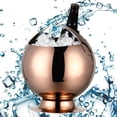 thumbnail image 3 of Cubo de hielo de acero inoxidable, enfriador de botellas, recipiente para bebidas con asa, botella 1.2L Oro Rosa, 3 of 8