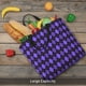 thumbnail image 5 of Fotbe purple argyle Bolsa Tote con Estampado para Mujer, Bolsos con Cremallera, Bolsa de Hombro Casual de Gran Capacidad con Bolsillos Internos, 5 of 7