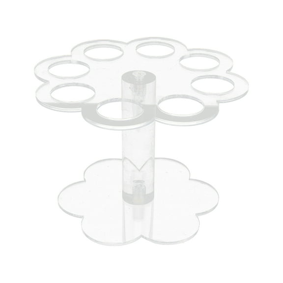 KONTONTY General Users Ice Cream Cone Holder Stand Acrylic Clear 1Set