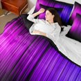 thumbnail image 4 of Castle Fairy Geometric Lines Boy 7pcs Bedding Comforter Set,Abstract Gradient Queen Bedding Sets Super Cozy,Neon Lights Queen Sheet Sets,Lightweight Room Decor, 4 of 8