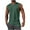 Army Green, variant on AIEOTT Mens Cut Off Tank Tops Crewneck Sleeveless Tank Top Workout Gym Shirts Casual Athletic Shirts Solid Color Pullover Shirts