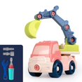 thumbnail image 2 of HILABEE DIY Engineering Vehicle, Take Apart Construction with Disassembly Tool, Toy Cars, 2 of 4