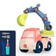 thumbnail image 2 of Vehículo de ingeniería para armar uno mismo, construcción desmontable con herramienta de desmontaje, autos de juguete Excavador, 2 of 4