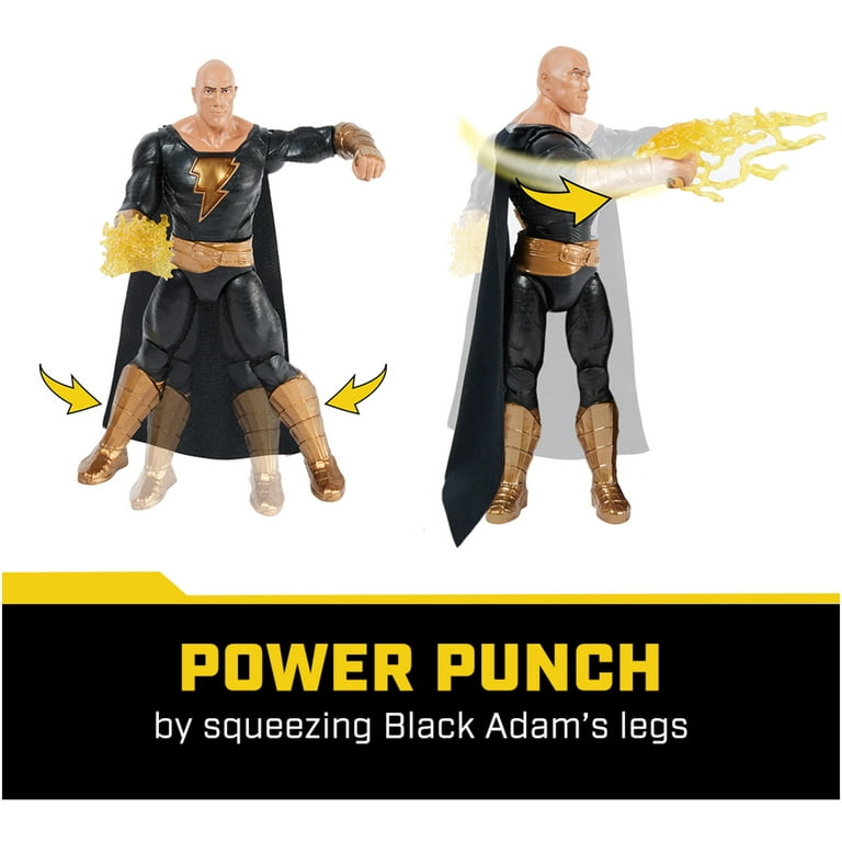 Dc Comics, Power Punch Black Adam 12-Inch Action Figure - Walmart.Com