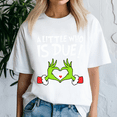 thumbnail image 3 of A Little Who Is Due Christmas, Funny Christmas TShirt, Santa Shirt, Vintage Holiday Tee, Merry Xmas Gift, Family Holiday Outfits, 3 of 5