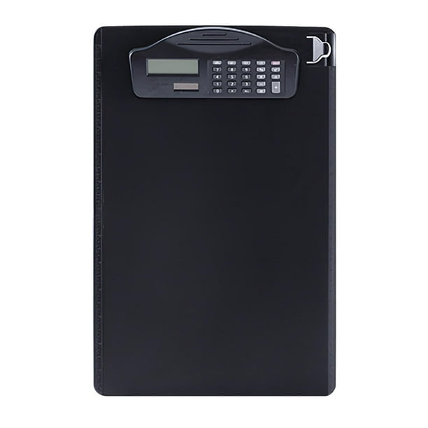 Tablero De Carpeta Multifuncional A4 Diseño Conciso Almacenamiento De Archivos Férula De Plástico Con Calculadora De Carga Solar Pluma Clip Regla Para Restaurante Menú Selección Oficina Scienceny EL014291-02