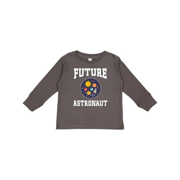 Inktastic Future Astronaut Outerspace Rocket Boys or Girls Long Sleeve Toddler T-Shirt