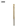thumbnail image 3 of Hss Drill Bit Spiral Screw Metric Composite Tap for Wood Cutting Drilling 3Mm, 3 of 8