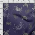 thumbnail image 4 of oneOone Rayon Navy Blue Fabric Sea Dress Material Fabric Print Fabric By The Yard 56 Inch Wide, 4 of 4