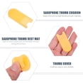 thumbnail image 6 of KONTONTY 1Pc Silicone Saxophone Thumb Rest Cover Yellow Finger Support and Comfort, 6 of 6
