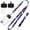 Blue red, variant on Phone Lanyards, Wrist Lanyards for Keys, Adjustable Shoulder Neck Strap,Universal Crossbody Cell Phone Lanyard for iPhone Case ID Badges,Card Holder, Car Key, and Most Smartphones (Stars)