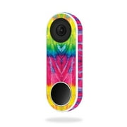 MightySkins NEHEL-Tie Dye 2 Skin for Nest Hello Video Doorbell - Tie Dye 2