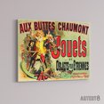 thumbnail image 2 of Aux Buttes Chaumont Jouets French Advert Canvas Wall Art Print 12X16", 2 of 4