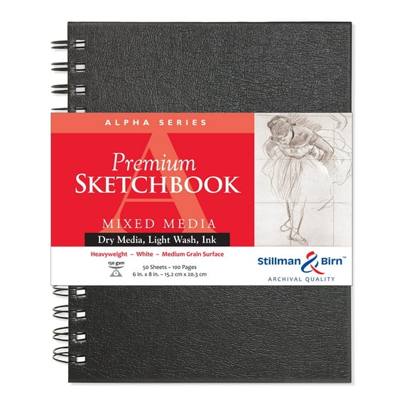 Stillman & Birn Alpha Series Premium Wire-Bound Sketchbook, 6" x 8"