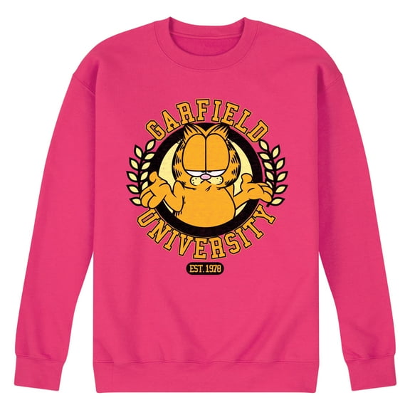 Garfield - University - Men's Crew Neck Fleece Pullover