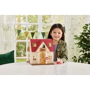 Calico Critters Red Roof Cozy Cottage, Dollhouse Playset with Figure, Furniture and Accessories