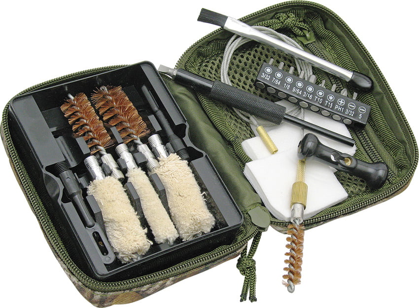 RealTree Shotgun Cleaning Kit With AP Pink Camo Storage case 
