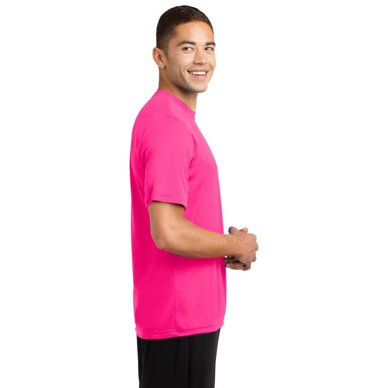 Pink Posicharge Sport-Tek Tee - Neon L - Competitor St350