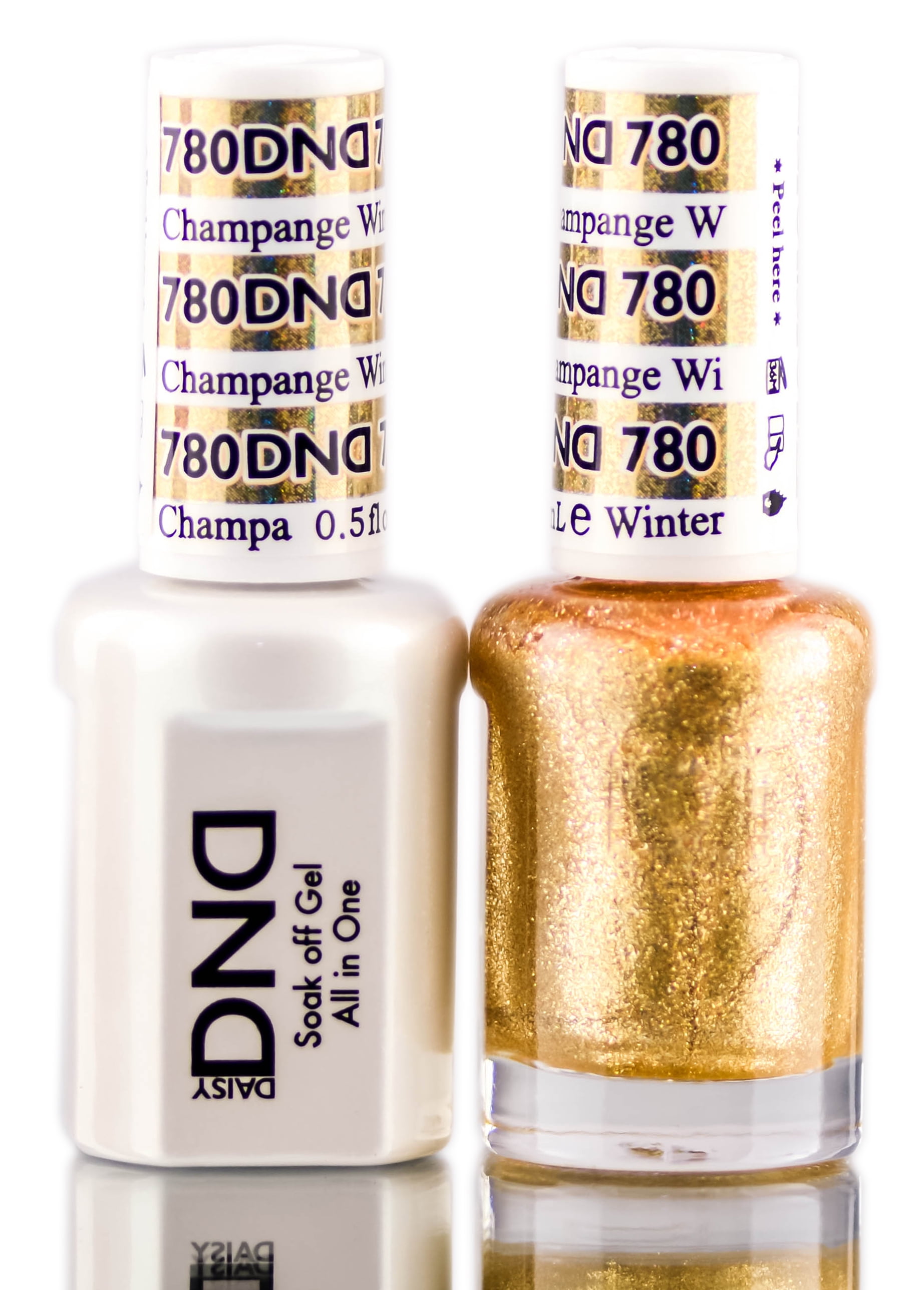 Daisy Dnd Gel Lacquer Duo Champange Winter 780 Pack Of 2 With
