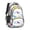Dachshund and Heart, variant on Dachshund Beige Pattern Cute School Backpack Bag with Padded Back and Adjustable Shoulder Straps 16.9 X 12.6 X 5.9 Inches